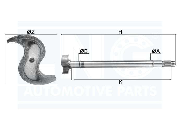 EIXO EXPANSORES 'Z' FREIO AR - 85108546