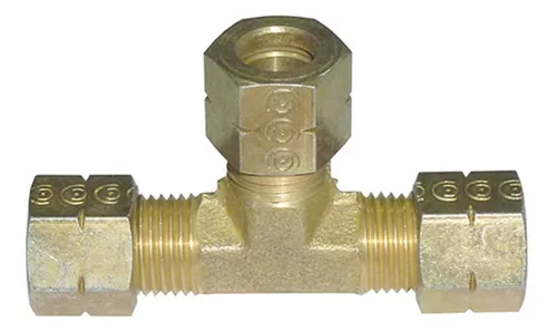 CONEXAO TEE UNIAO ACO P/TUBO 11MM - 521424