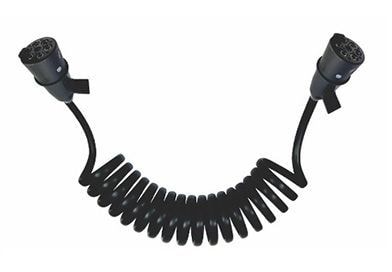 CHICOTE ELETR.ESPIRAL 6,5M 7P 2 TOMADAS MACHO 24V - 1399745