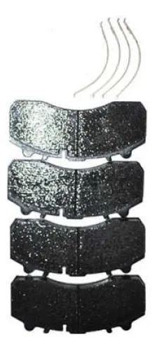 PASTILHA FREIO DIANTEIRA TRASEIRA - N1521