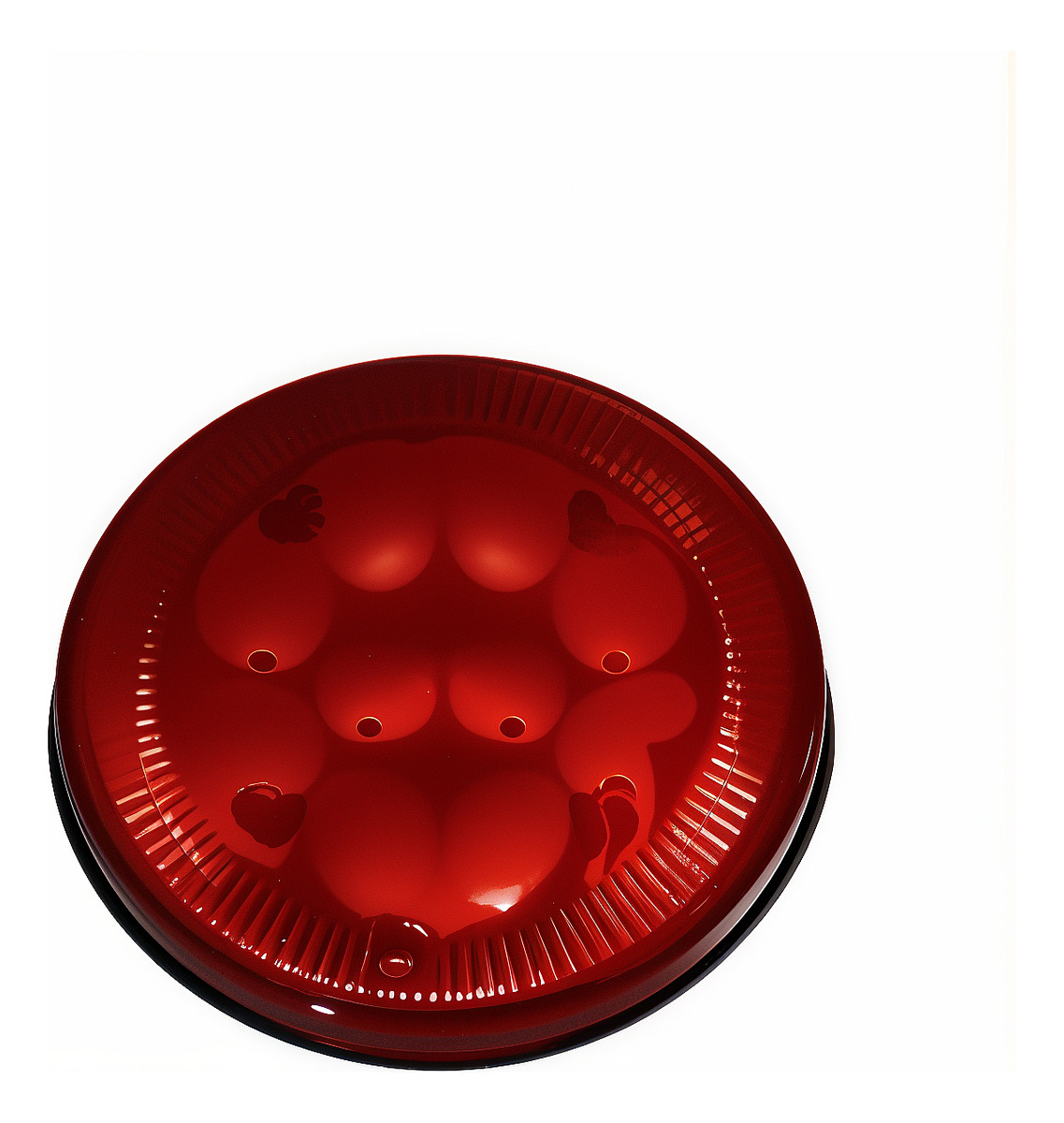 LENTE LANTERNA ANTI EXPLOSIVA VERMELHA - VC3495