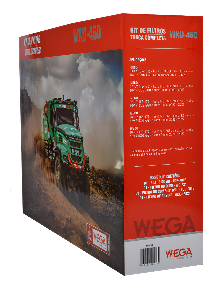 KIT FILTROS DAILY EURO 5 3.0 - WKU460