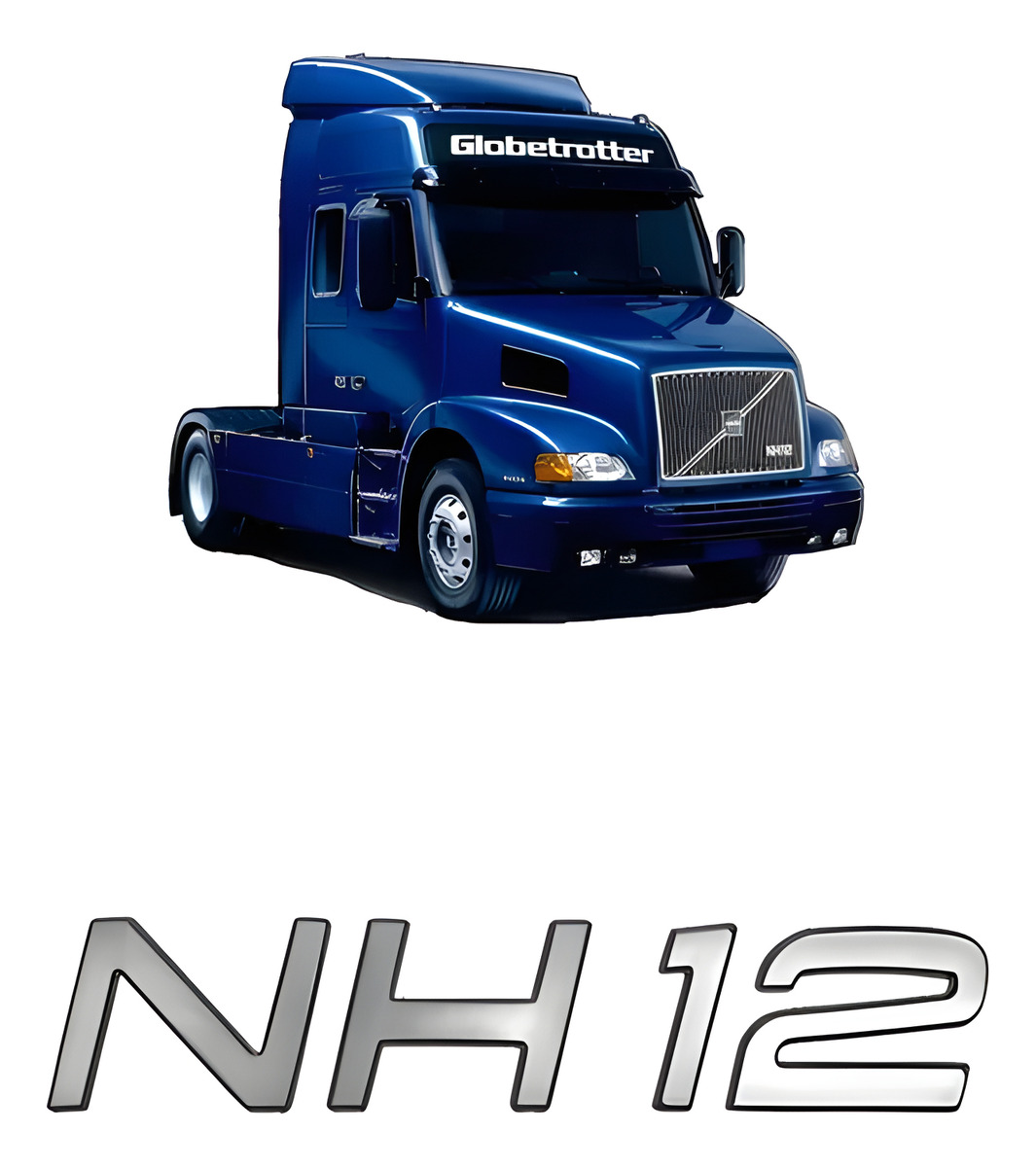 EMBLEMA NH12 LATERAL CABINE - 20486640