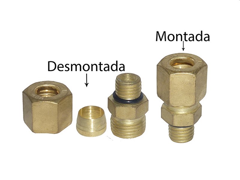 CONEXAO MACHO C/ORING TUBO 8 M14X1,50 - 812865