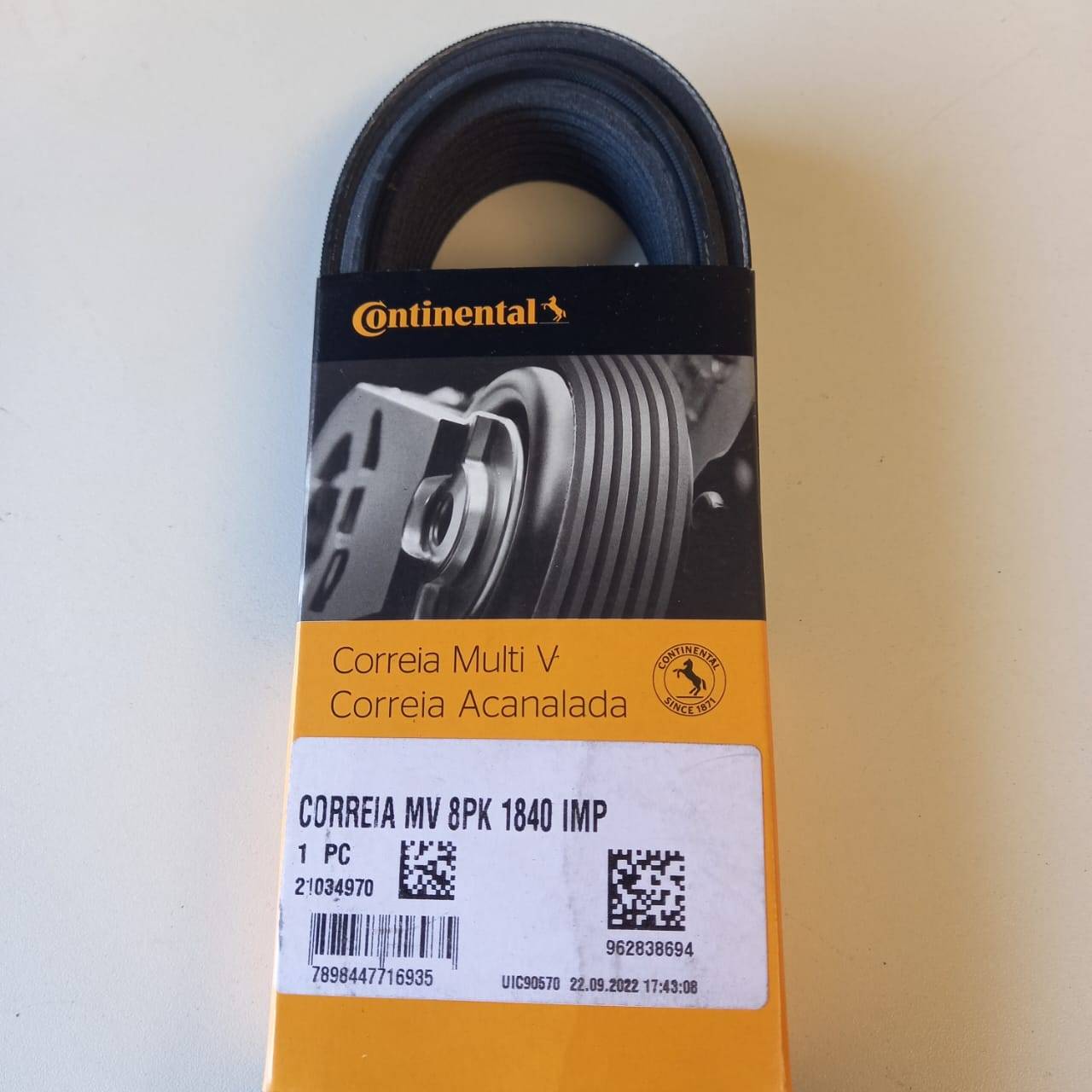 CORREIA POLY V - 8PK1840
