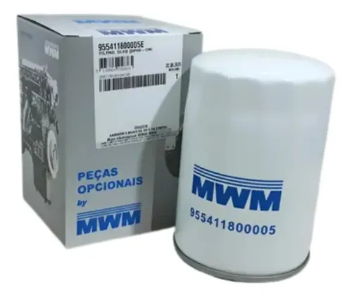 FILTRO OLEO LUBRIFICANTE MOTOR MWM 229 - 955411800005E