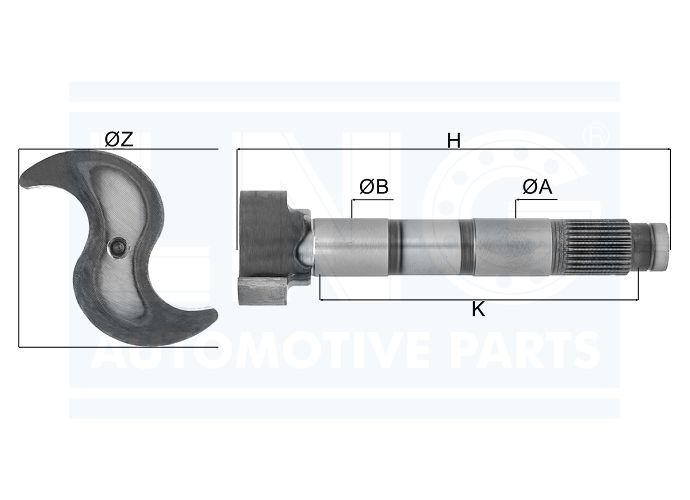 EIXO EXPANSORES 'Z' FREIO AR - TEG 607 048