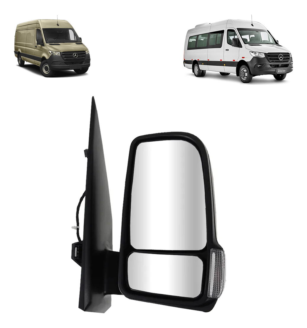 ESPELHO RETROVISOR SUPERIOR LD  COM DESEMBACADOR SPRINTER - 195896004000PDC