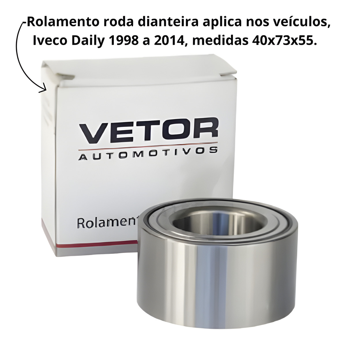 ROLAMENTO CUBO RODA DIANT 40x73x55 - PW55900060CSHD