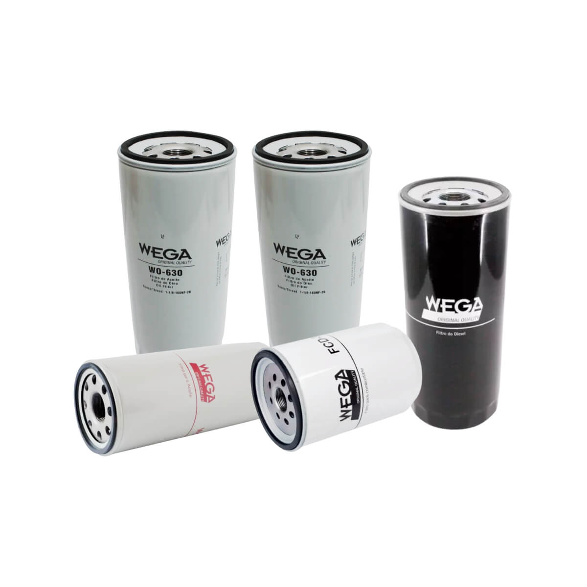 KIT FILTROS COMBUSTIVEL LUBRIFICANTE D13C - WKP741