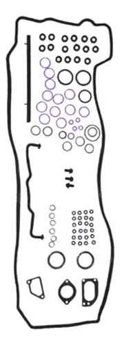 JG JUNTA SUPERIOR VOLVO C/ RET. S/ JUNTA CABECOTE S/ JUNTA TAMPA VALVULA - 20710242