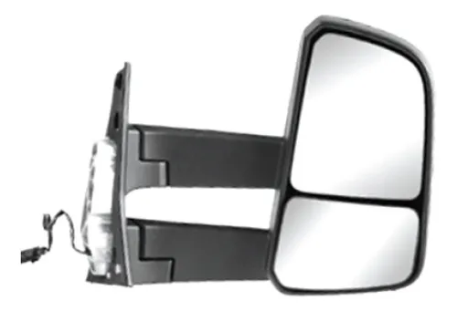 CONJUNTO ESPELHO RETROVISOR LE BIPARTIDO MANUAL CONVEXO ( BRACO CURTO ) - RWAEZ5FX