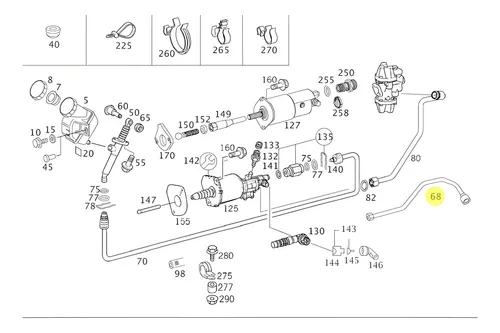 CONJUNTO TUBO AR COMPRIMIDO ACO - 3824204297