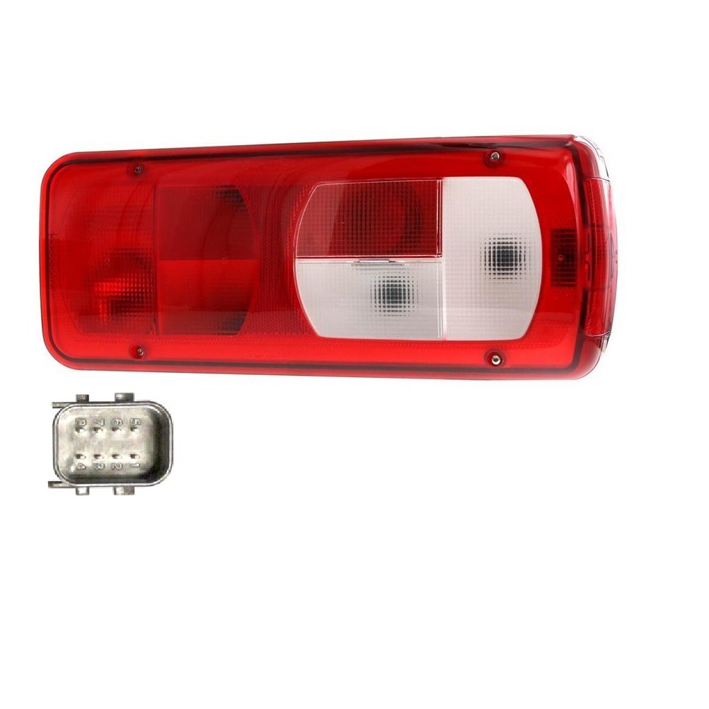 LENTE LANTERNA TRASEIRA L.D DAF XF - 1875578.