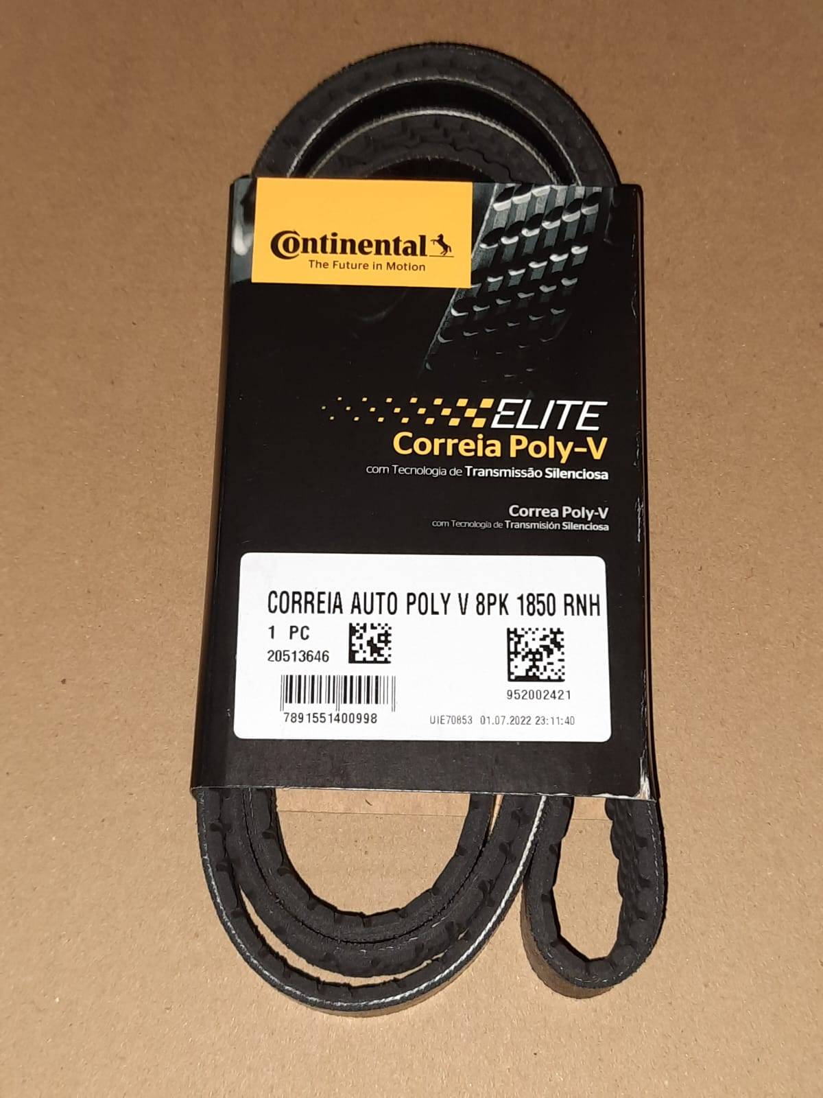 CORREIA POLY V - 8PK1850