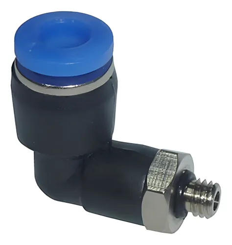 COTOVELO MACHO GIRATORIO P/TUBO 6MM ROSC - PL06M5