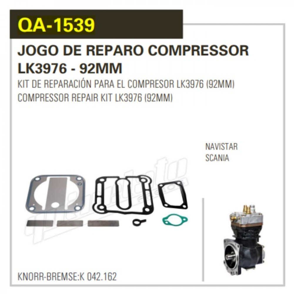 REPARO COMPRESSOR LK3976 COMPLETO - 1445481