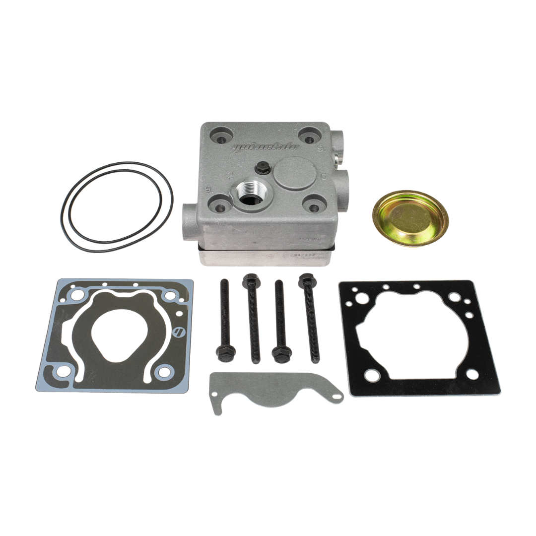 CONJUNTO CABECOTE COMPRESSOR AR 85MM GOVERNADO - QA1673CBGM