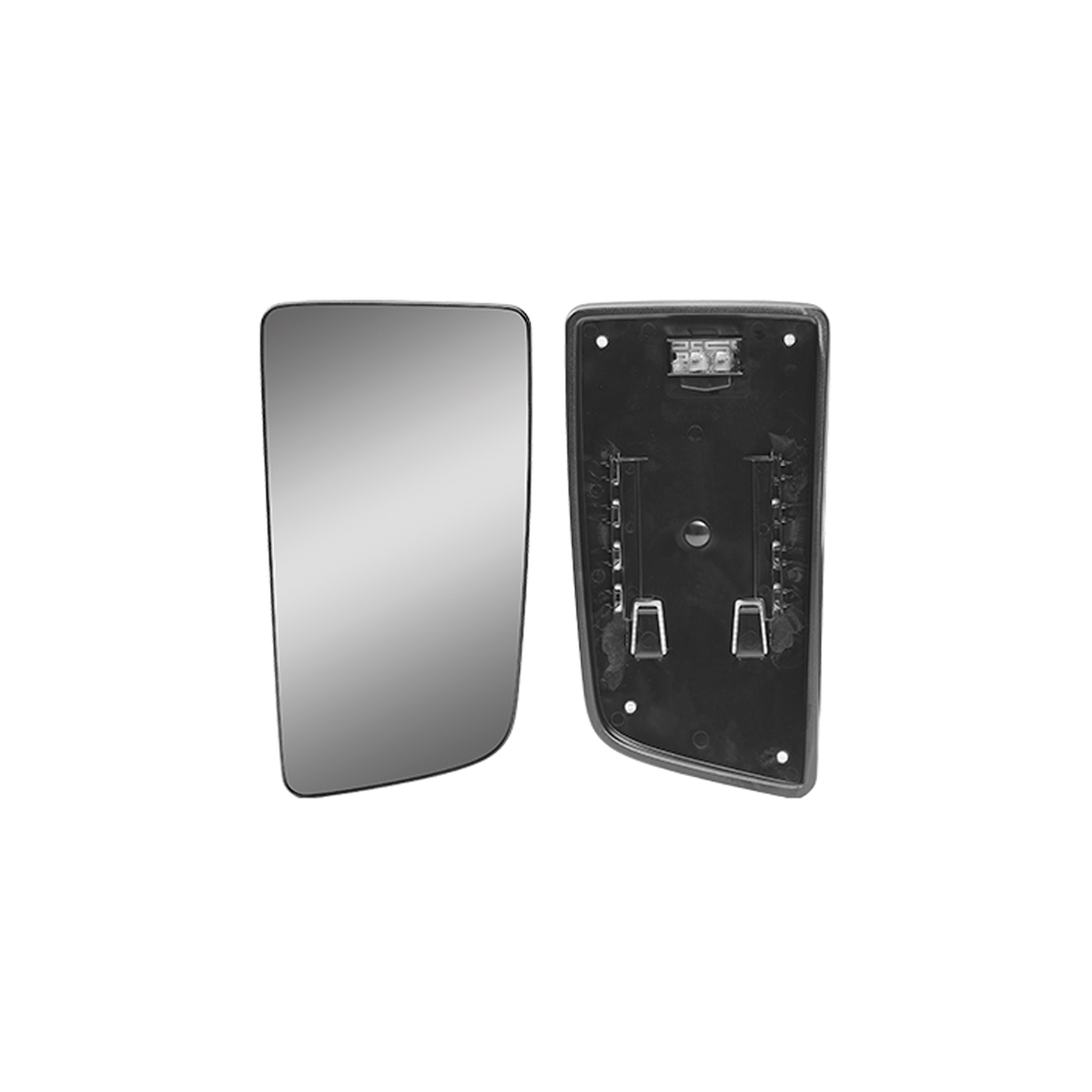 VIDRO COM BASE LD ESPELHO RETROVISOR SEM DESEMBACADOR ( MAIOR ) CONVEXO - 0028116433