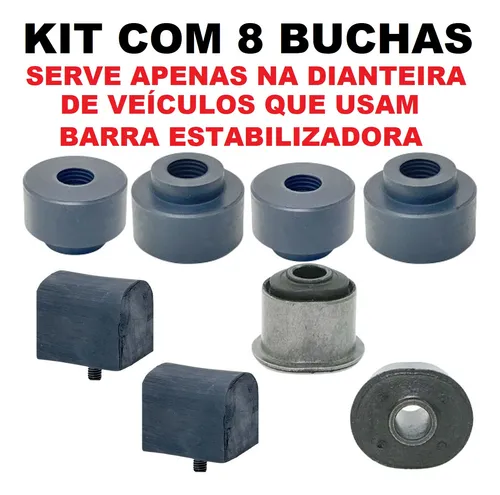 BUCHA BATENTE SUSPENSAO DIANTEIRA M8X1,25 ( FIXACAO ) - MP10942P