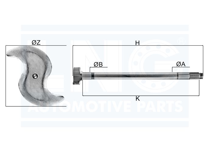 EIXO EXPANSORES 'Z' FREIO AR - 42-737