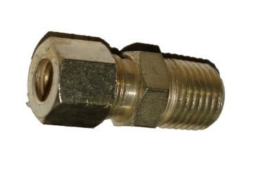 CONECTOR 1/4 NPT X 5/16 TUBO COM PORCA E ANILHA - 52