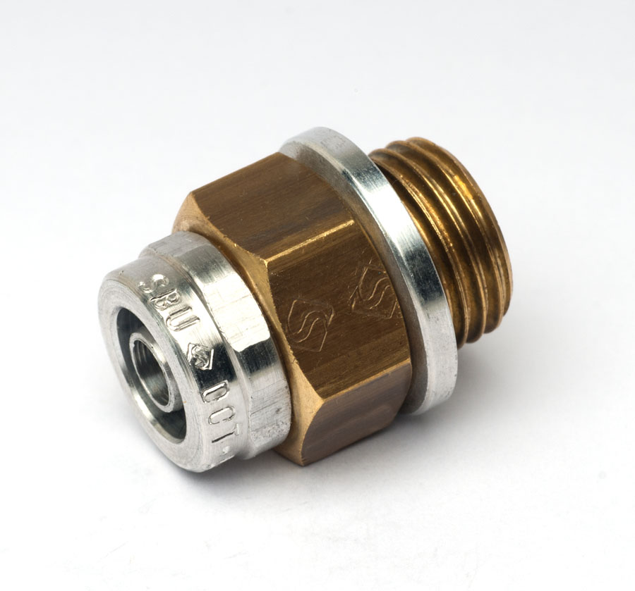 UNIAO (CONECTOR) MACHO ENGATE RAPIDO 12MM X M22 - COMPLETO - 26041222C