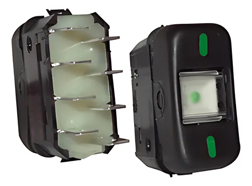 INTERRUPTOR TECLA 24 V PRETO - 6012011033007