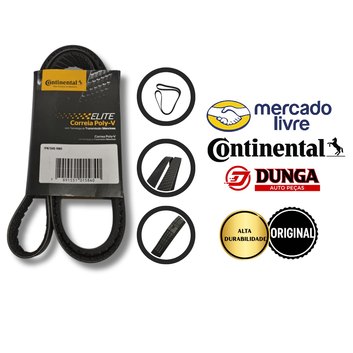 CORREIA MULTI V ELITE - 7PK1545