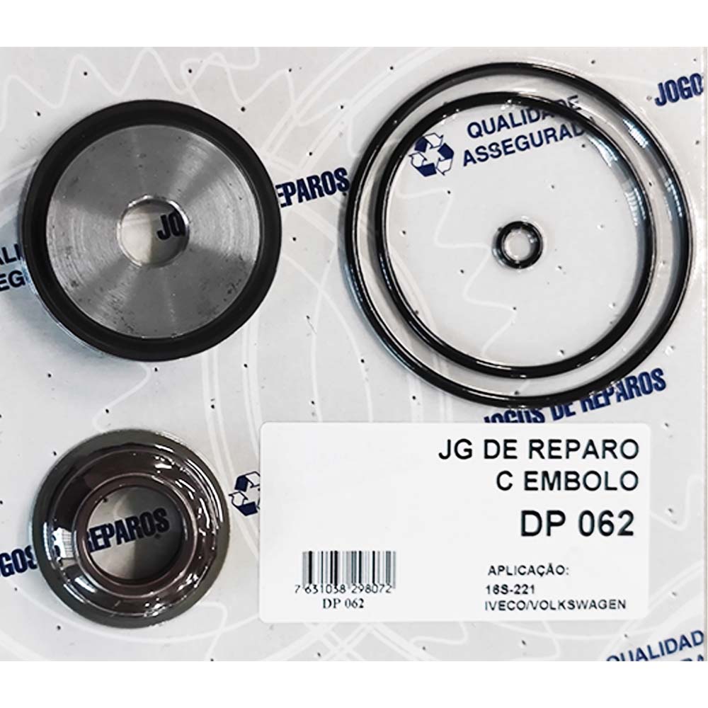 JOGO REPARO REDUZIDA C/EMBOLO 16S221/1685 - DP062