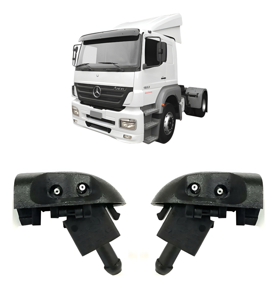 BRUCUTU PARABRISA LD ATEGO - AXOR - 83034