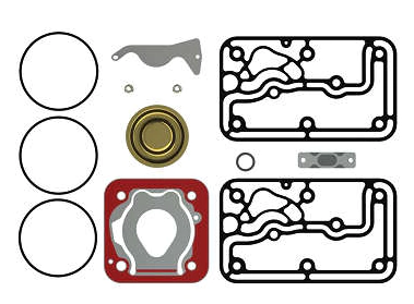 KIT COMPONENTES VIRABREQUIM E TAMPA TRAS COMPRESSOR - 2S2198156