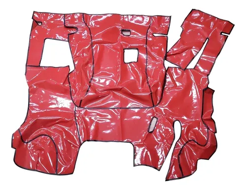 TAPETE VINIL VERMELHO COM CAPUS - UPS339V