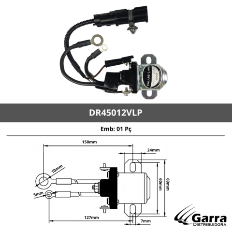 RELE AUXILIAR VW 24V - 45012VLP