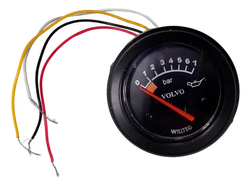 INDICADOR PRESSAO OLEO 24V 0-7 BAR - W02296P