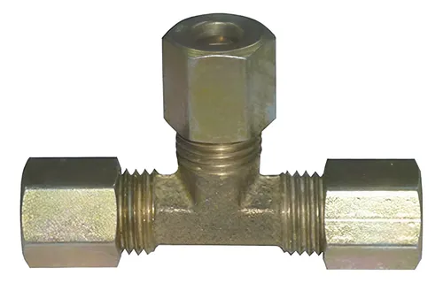 CONEXAO TEE UNIAO ACO P/TUBO 8MM - 74302008002