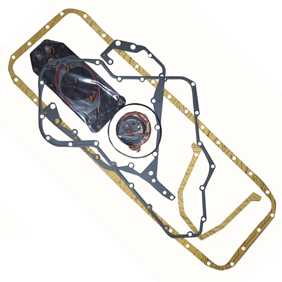 JOGO JUNTAS INFERIOR COM RETENTORES MOTOR CUMMINS 6CTAA 8.3 6CIL - 2RK198005B