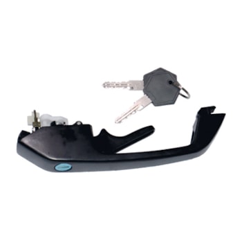 MACANETA EXTERNA PORTA PRETA C/ CHAVE LE - 1306975