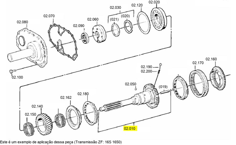 EIXO DE ACIONAMENTO - 0091202028