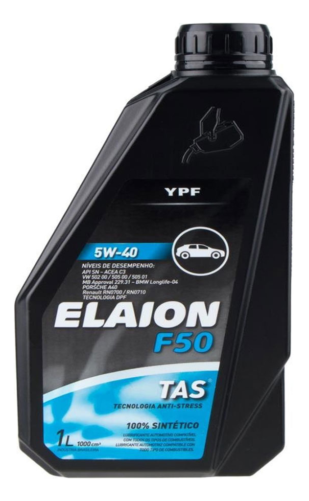 OLEO MOTOR 5W40 1L SINTETICO ELAION F50 SN C3 - 904096