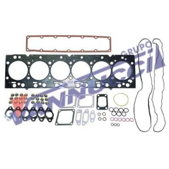 JOGO JUNTA SUPERIOR OM366 JTA CABEC 100MM S/ RETENTORES - 81903