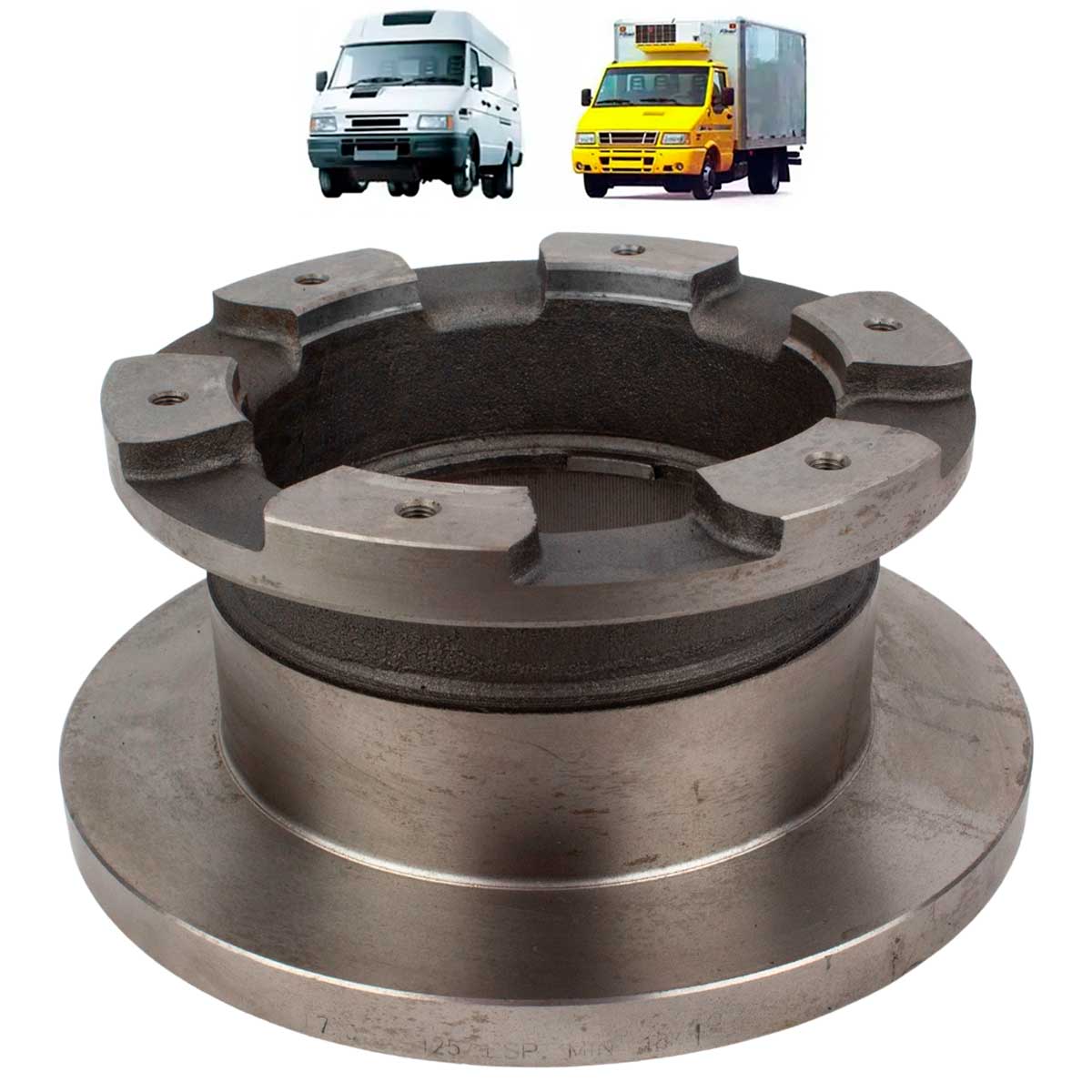 DISCO FREIO IVECO DAILY TRASEIRO - 7012