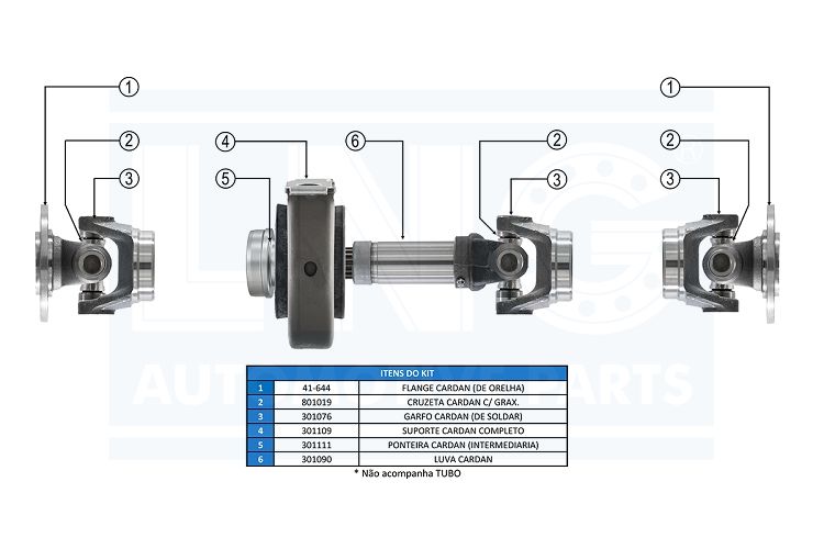 CARDAN-KIT - 2H0 521 102 K