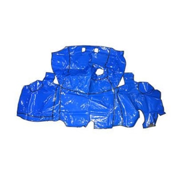 TAPETE VINIL AZUL COM CAPUS - UPS247A