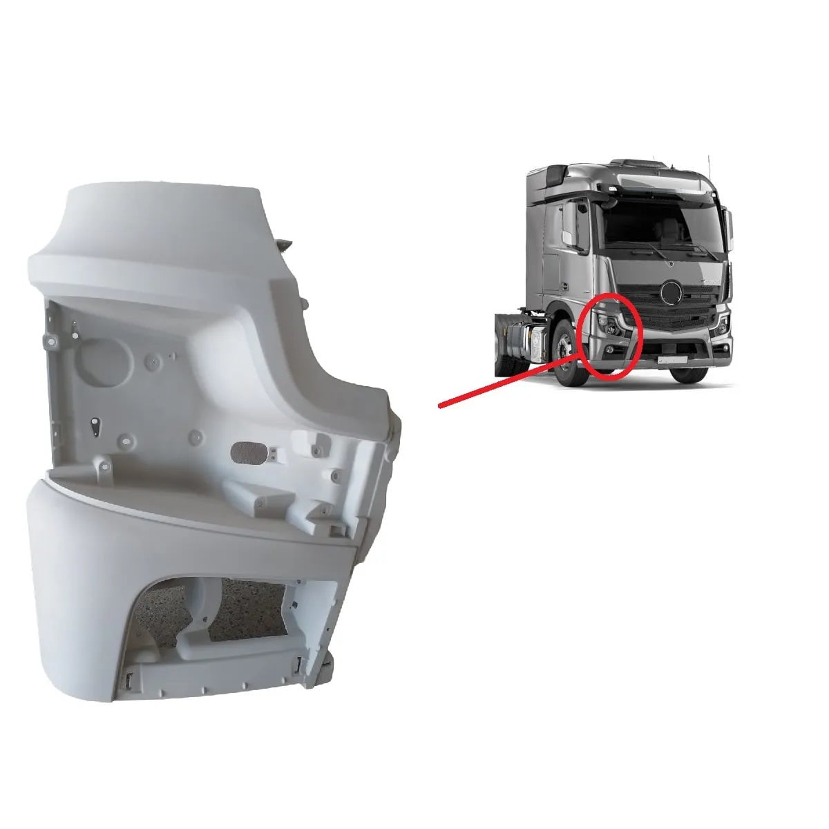 PONTEIRA PARACHOQUE LADO DIREITO - 9608800191