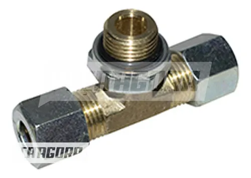 TEE UNIAO 1/2 COM PORCA E ANILHA - 0192