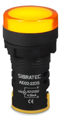LED AD22 AMARELO - 009483