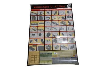 POSTER DE TORQUE E MANUTENCAO PREVENTIVA MOTOR C - 3653216