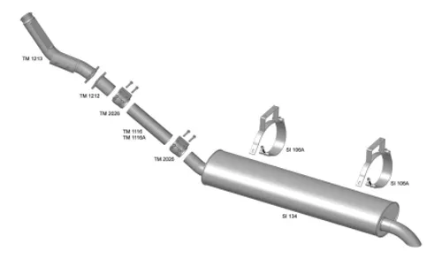 TUBO INICIAL ELETRONICO 8150-9150E - 2R0253091