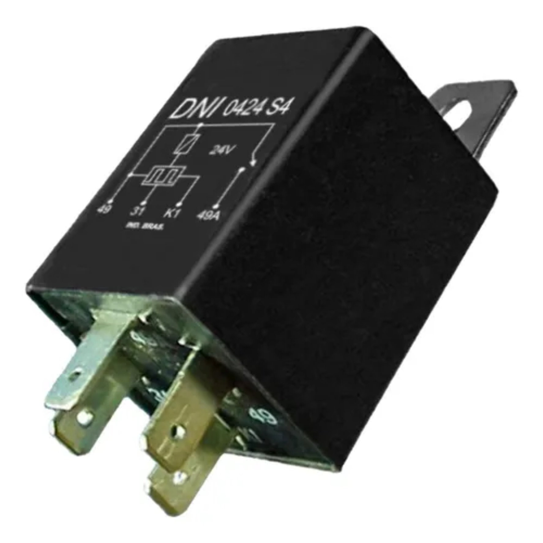 RELE PISCA 24V 4 PINOS ELETRONICO 450 WATS - ETL24